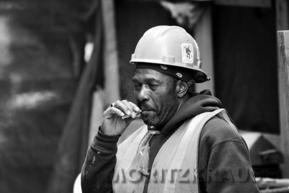 Roadman Having A Break - Stra�enarbeiter in der Pause